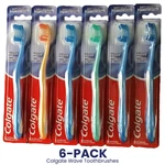 6-PACK! Colgate Wave Toothbrushes, Soft, Compact Head, Adult, Assorted Colors. Fixed Price $16.99.