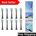 10-PACK Sonicare Replacement Brush Heads Deep Clean With Dupont Bristles. Fixed Price $27.19.