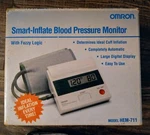 Omron Automatic Blood Pressure Monitor Arm Cuff Model HEM-711. Fixed Price $15.00.