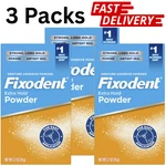 3 Pack Fixodent Extra Hold Denture Adhesive Powder, 2.7 Oz. Fixed Price $15.83.