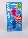 2 Pack Steripod Clip On Toothbrush Protector Sanitizing Case Pink & Blue. Fixed Price $11.95.