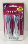 Dental Revolution Professional 2 Soft Brush Replacements Refills Nip. Fixed Price $26.99.