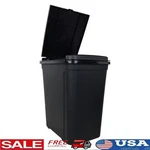 7.6 Gallon Touch Top Kitchen Trash Can Durable Plastic Waste Bin Easy Clean New. Fixed Price $33.75.