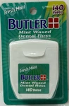 Butler Dental Floss Mint Waxed 140 Yd Rare Discontinued. Fixed Price $7.00.