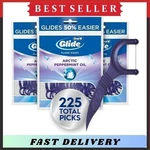 Oral-b Glide Peppermint Dental Floss Picks With 75 Foot (pack Of 3). Fixed Price $14.49.