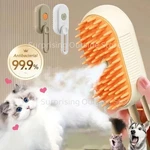 Cat Steamy Dog 3 In 1 Electric Spray Hair Brushes. Fixed Price $10.99.