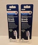 2-WALGREENS Smilesonic Premium Antiplaque Replacement Brush Heads Per PCK=4. Fixed Price $13.00.