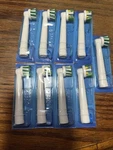 New Oral-b Crossaction Electric Brush Heads 9 Sealed Replacements. Fixed Price $31.95.