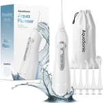 Aquasonic Aquaflosser - Cordless Rechargeable Water 5 Tips (white). Fixed Price $24.95.