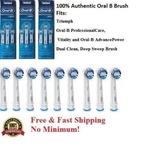 9 Braun Oral Precision Clean Toothbrush Heads Phillips Authentic EB20-3. Fixed Price $39.95.