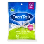 Dentek Triple Clean Floss Picks Mouthwash Blast With Fluoride 150 Ct Value Size. Fixed Price $10.46.
