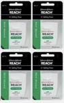 4 New Packs Reach Mint Waxed Dental Floss, 55 Yards, #1 Brand Johnson &. Fixed Price $12.95.