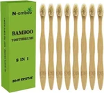 Bamboo Toothbrush Boar Bristles 100% Biodegradable And Natural 8 Pieces Of One. Fixed Price $23.00.