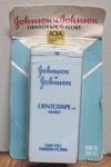 Vtg Johnson & Dentotape Dental Floss Waxed Ribbon 100YD 1987 Nos 80S. Fixed Price $23.99.