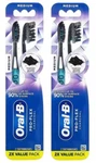 2 Pack- Oral-b, Pro-flex Charcoal Toothbrush, Medium,. Fixed Price $9.99.