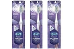 Bl Oral-b Toothbrush Pulsar Medium 3D White (battery) Three Pack. Fixed Price $59.17.
