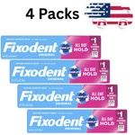 Pack Of Fixodent Complete Original Denture Adhesive Cream, All Day Hold 2.4 Oz. Fixed Price $17.69.