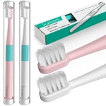 (2-PACK, White And Pink Sonic Electric Toothbrush Lasting For 90 Days Travel .... Fixed Price $30.34.