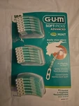 Gum Soft Picks Advanced Mint Dental Care Floss 180 Tooth + Travel Case. Fixed Price $17.79.