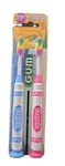New In Pkg Gum Childs Toothbrush Crayola Suction Cup Base Soft 2 Pack Colors. Fixed Price $7.77.
