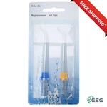 Jet Oral Irrigator Tips For Water Flosers, 2 Pack Remove Plaque. Fixed Price $13.33.