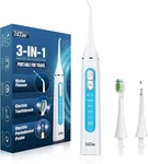 Zoccee Water Flosser And Electric Toothbrush Combo - 2IN1 Oral Irrigator/sonic. Fixed Price $26.95.