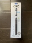 Oral-b Clic Manual Toothbrush W/ Magnetic Holder Onyx Black New Sealed. Fixed Price $10.00.