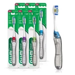 Gum Folding Travel Toothbrush - Compact Head + Tongue Cleaner Soft Bristled. Fixed Price $32.99.