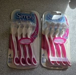 2- 4CT Venus Simply Smooth Disposable Razors For Women Sensitive Skin 3 Blade. Fixed Price $8.50.