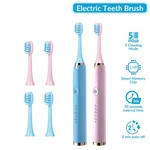 2 Pack Electric Toothbrush Sonic Usb Rechargeable 6 Heads 5 Modes Usa. Fixed Price $16.37.