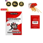 Hot Cinnamon Flavored Toothpicks Flat Shape 100CT. Fixed Price $17.99.