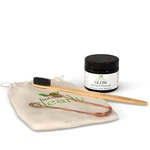 Natural Teeth Whitening Kit Glow Charcoal + Bamboo Toothbrush Tongue Cleaner. Fixed Price $24.99.