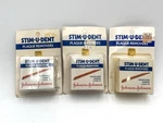 Stim-u-dent Johnson & Plaque Removers 100 Picks (300) 1989, Vtg Packs. Fixed Price $50.00.