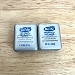 Oral-b Glide Pro-health Dental Floss Travel Size 4M Cool Mint Sample Sz, Lot 2. Fixed Price $8.49.