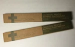 Ernest Supplies Charcoal Bristle Bamboo Toothbrush Medium Nib Eco-friendly Lot 2. Fixed Price $10.93.