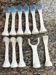 Cybersonic Large Replacement Brush Heads, 9 Pack 1,FLOSSER,. Fixed Price $53.99.
