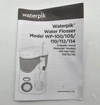 Waterpik Flosser Model WP-100/105/110/112/114 Instruction Manual Only Oem. Fixed Price $7.61.
