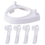 Lazyme Electric Toothbrush Heads Charger Holders 5 Piece Set, White. Fixed Price $10.52.