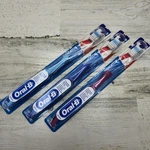 Oral Soft Full Toothbrush Indicator Straight Bristles Pink + Light Blue. Fixed Price $19.99.
