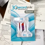 30 Second Smile Replacement Brush Heads Standard Soft 2 Pack Sealed Nos Refill. Fixed Price $24.99.