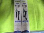 Oral-b Clic Heads Toothbrush Refills Packs Lot Of 2 Total 4. Fixed Price $19.95.