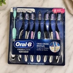 Oral-b Crossaction Pro Advanced Soft Criss-cross Bristles Toothbrushes 8 Pack. Fixed Price $29.15.