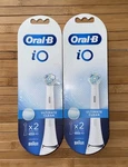 New Oral-b Io Ultimate Clean Replacement Brush Heads Set 2 Total 4 Count White. Fixed Price $14.95.