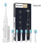 Fairywill Electric Sonic Toothbrush 6X Head 5 Modes Whitening Teeth Usb. Fixed Price $16.58.