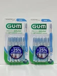 Gum 3614FC Proxabrush Go-betweens Interdental Brushes Wide 10 Ct Each (pack 2). Fixed Price $14.49.