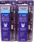 Ooak V++arc Philips Sonicare Replacement Brush Head 6 Ct ES190 2 Packs. Fixed Price $9.97.