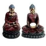Antique Decorative Buddha Statue Candle Holder Tealight Figure Resin. Fixed Price $23.55.