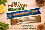 2 Vacuum Sealed Organic Miswak Sticks Natural Sewak Toothbrush Islamic Sunnah. Fixed Price $10.99.