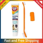 Arm & Hammer Dog Dental Kit - Enzymatic Toothpaste Toothbrush Finger 2.5OZ. Fixed Price $9.99.
