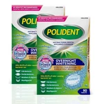 Polident Overnight Whitening Dental Cleanser Tablets 90 (2 Pack) Antibacteria. Fixed Price $19.82.